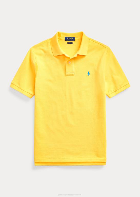gulfinnet børn Ralph Lauren den ikoniske mesh poloshirt Z426B6031