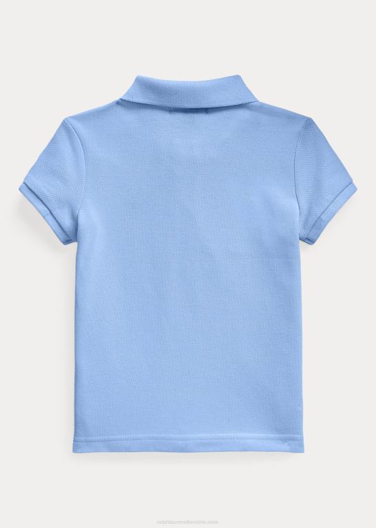 havneø blå børn Ralph Lauren bomulds mesh poloshirt Z426B6738