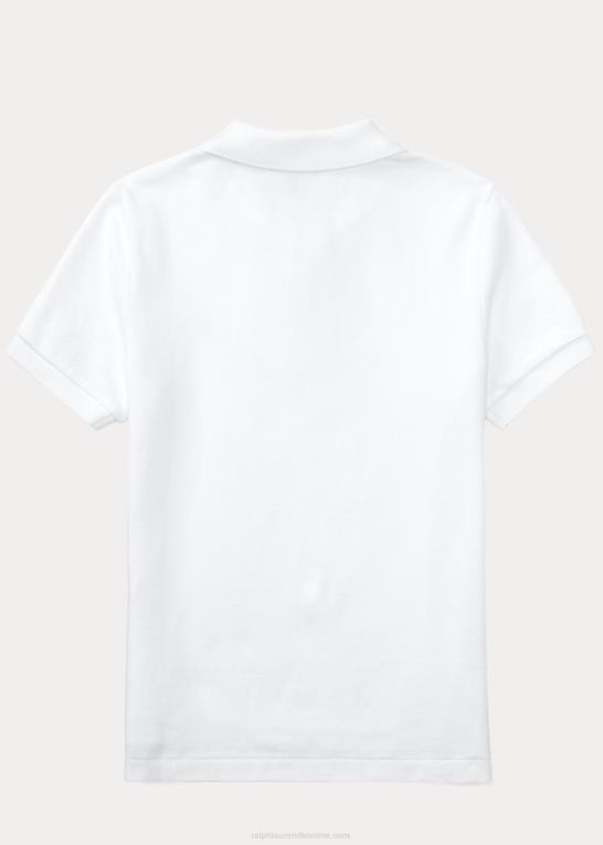 hvid børn Ralph Lauren den ikoniske mesh poloshirt Z426B5690