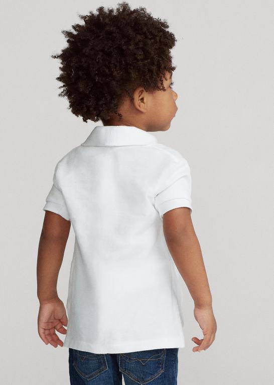 hvid børn Ralph Lauren den ikoniske mesh poloshirt Z426B5690