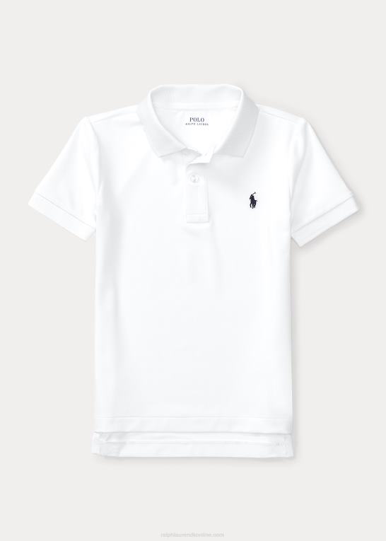 hvid børn Ralph Lauren ydeevne jersey poloshirt Z426B5944