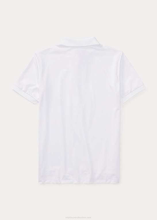 hvid børn Ralph Lauren ydeevne jersey poloshirt Z426B6316