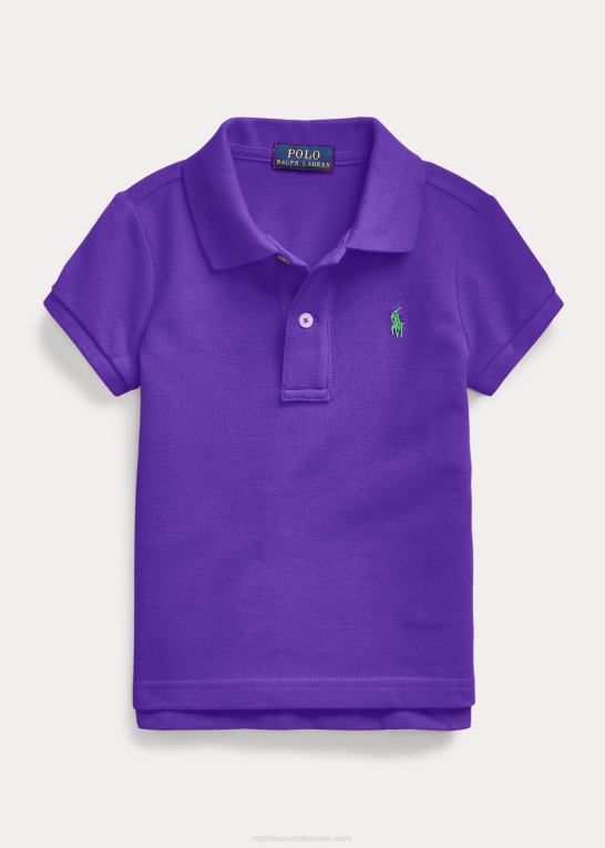 hytte lilla børn Ralph Lauren bomulds mesh poloshirt Z426B6740