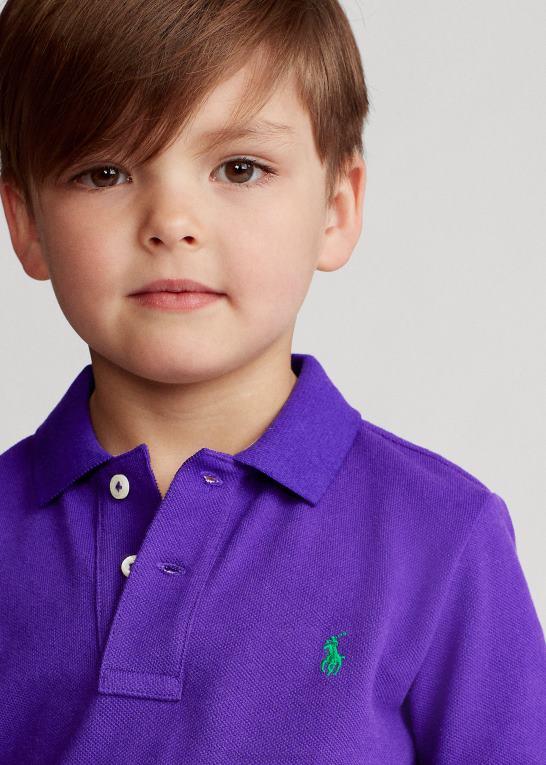 hytte lilla børn Ralph Lauren den ikoniske mesh poloshirt Z426B5689