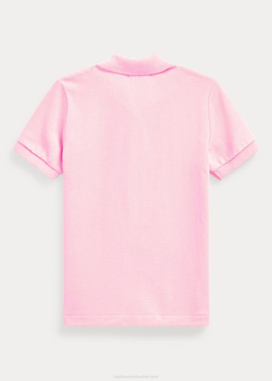 karmel pink børn Ralph Lauren den ikoniske mesh poloshirt Z426B5704