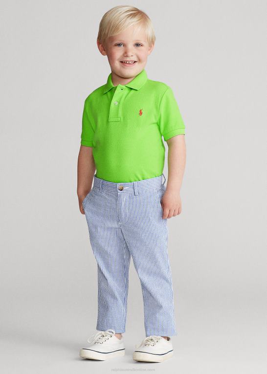 kiwi lime børn Ralph Lauren den ikoniske mesh poloshirt Z426B5681