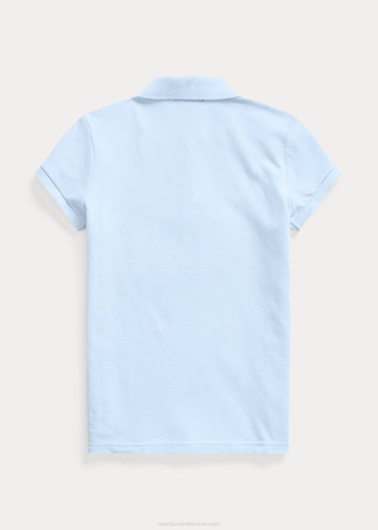 kontor blå børn Ralph Lauren bomulds mesh poloshirt Z426B6998