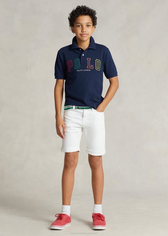 krydstogtflåde børn Ralph Lauren logo bomulds mesh poloshirt Z426B6563