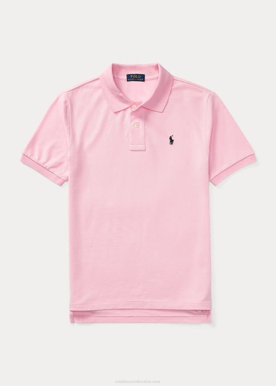 lyserød børn Ralph Lauren den ikoniske mesh poloshirt Z426B6036