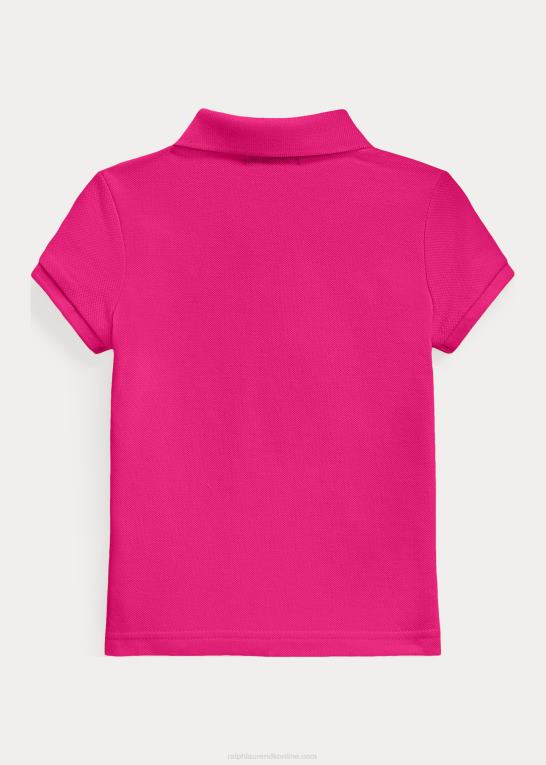 lyserød himmel børn Ralph Lauren bomulds mesh poloshirt Z426B6757