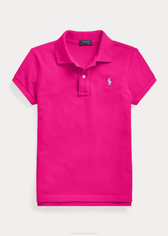 lyserød himmel børn Ralph Lauren bomulds mesh poloshirt Z426B6999
