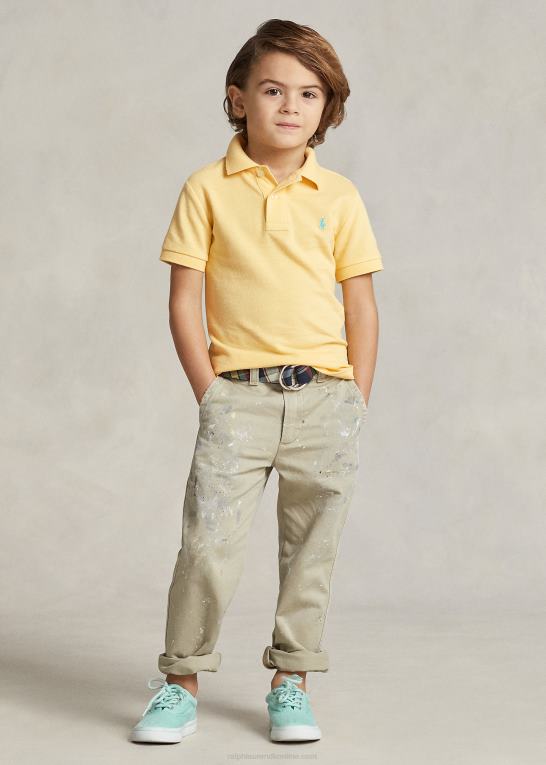 majs gul børn Ralph Lauren den ikoniske mesh poloshirt Z426B5699
