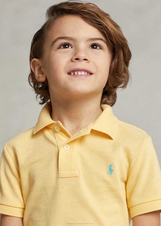 majs gul børn Ralph Lauren den ikoniske mesh poloshirt Z426B5699