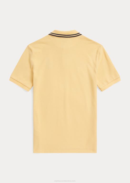 majs gul børn Ralph Lauren polo bear bomuld mesh poloshirt Z426B6604