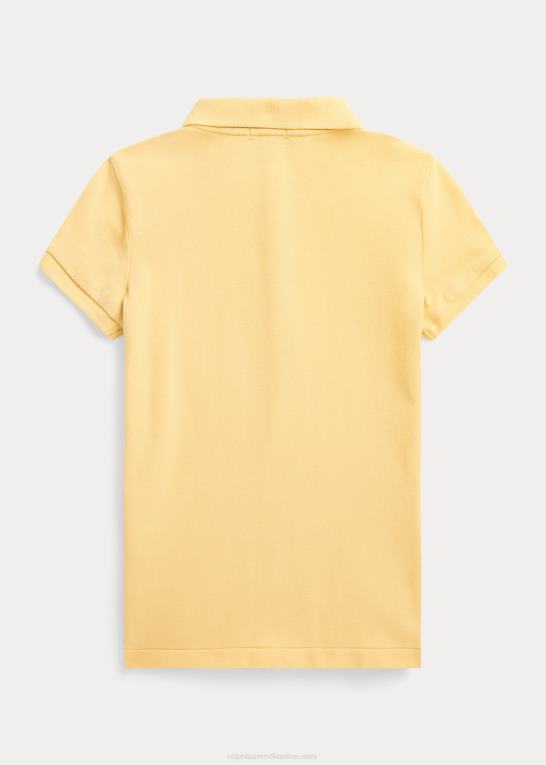 majs gul børn Ralph Lauren stræk bomulds mesh poloshirt Z426B7046