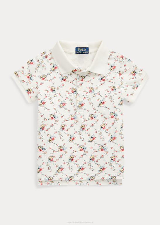 martha blomstret børn Ralph Lauren blomstret stretch mesh poloshirt Z426B7376