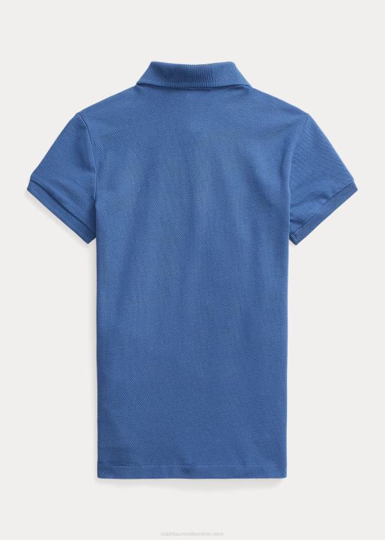 nat navy/chilipeber børn Ralph Lauren stræk bomulds mesh poloshirt Z426B7047