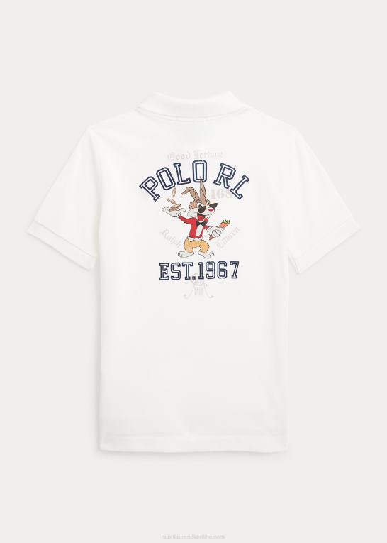 nevis børn Ralph Lauren månenytår poloshirt i bomuldsnet Z426B6438
