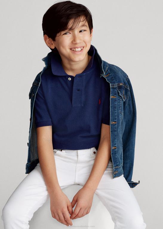 newport flåde børn Ralph Lauren den ikoniske mesh poloshirt Z426B9812