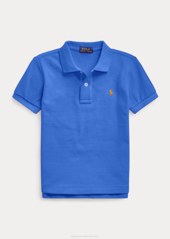 ny iris blå børn Ralph Lauren den ikoniske mesh poloshirt Z426B5678