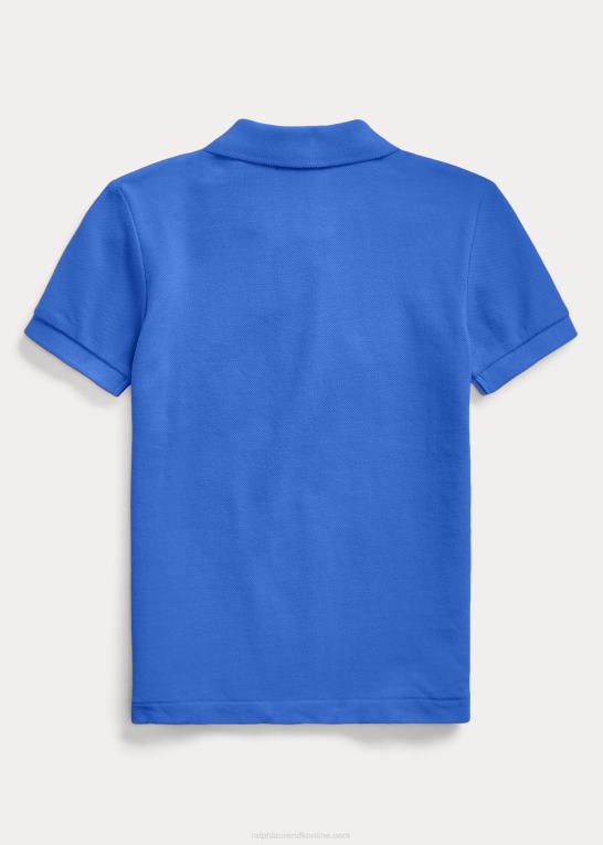 ny iris blå børn Ralph Lauren den ikoniske mesh poloshirt Z426B5678