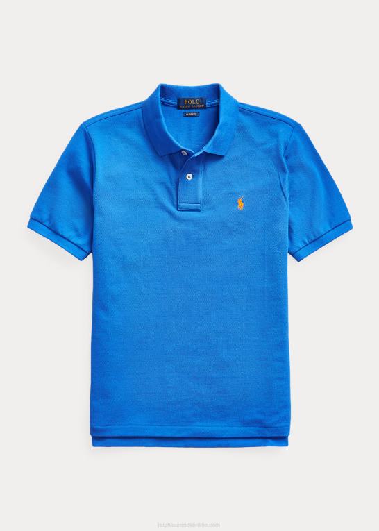 ny iris blå børn Ralph Lauren den ikoniske mesh poloshirt Z426B6025