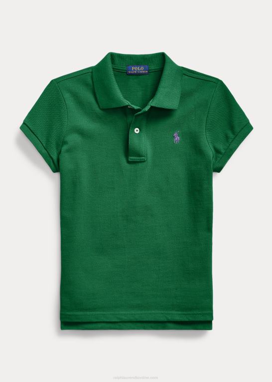 ny skov børn Ralph Lauren bomulds mesh poloshirt Z426B7002