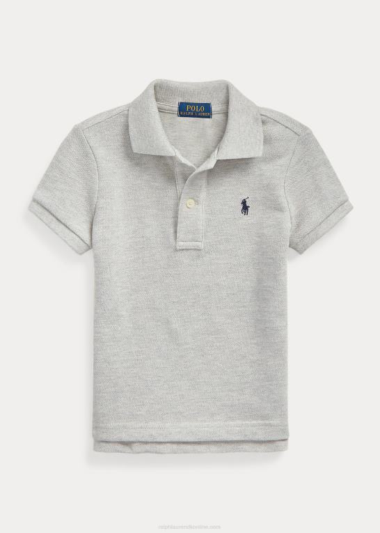 og over lyng børn Ralph Lauren bomulds mesh poloshirt Z426B6750