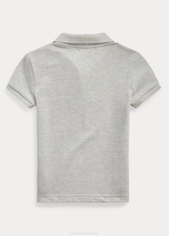 og over lyng børn Ralph Lauren bomulds mesh poloshirt Z426B6750