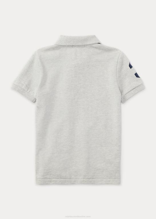 og over lyng børn Ralph Lauren stor pony bomulds mesh poloshirt Z426B5711