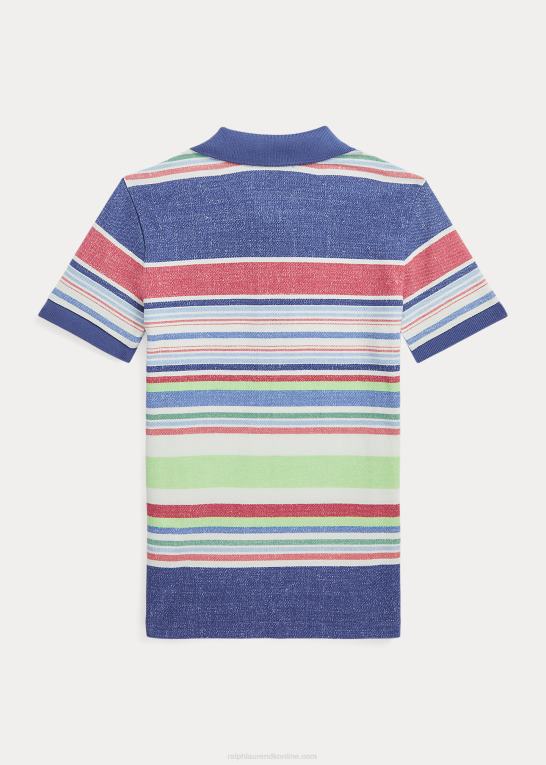 paradis stribe børn Ralph Lauren stribet bomulds mesh poloshirt Z426B9762