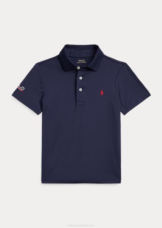 raffineret flåde børn Ralph Lauren ydeevne stretch jersey poloshirt Z426B9788