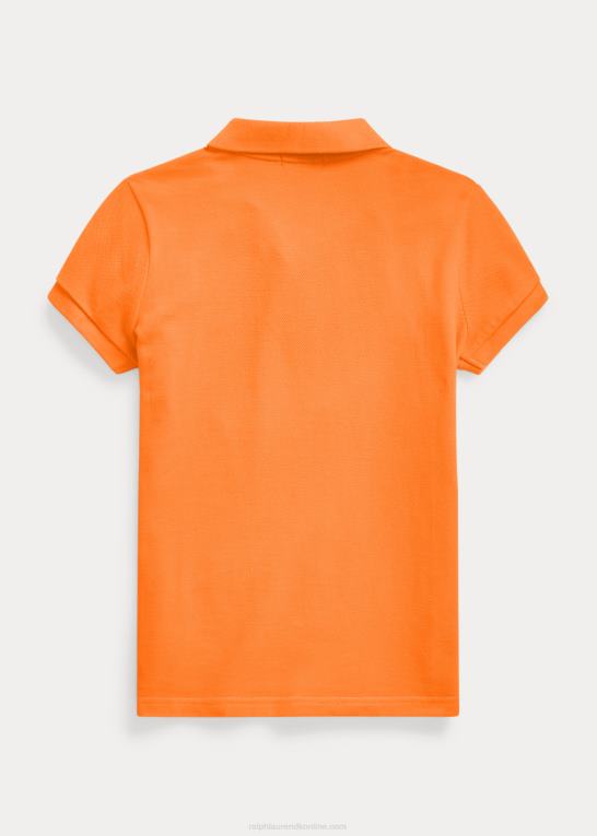 resort orange børn Ralph Lauren bomulds mesh poloshirt Z426B6983