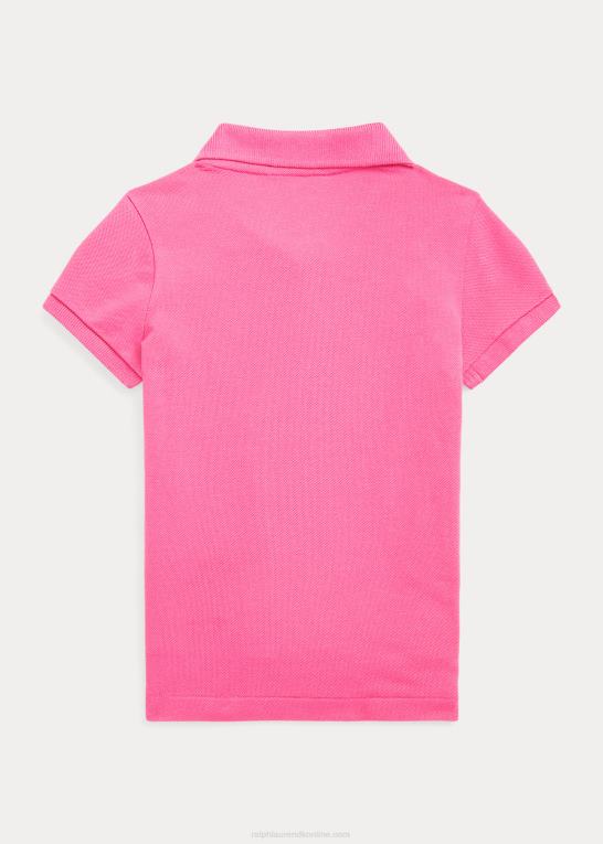 ørken pink børn Ralph Lauren stræk bomulds mesh poloshirt Z426B6790