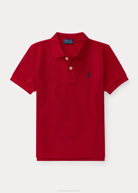 rl2000 rød børn Ralph Lauren den ikoniske mesh poloshirt Z426B5684