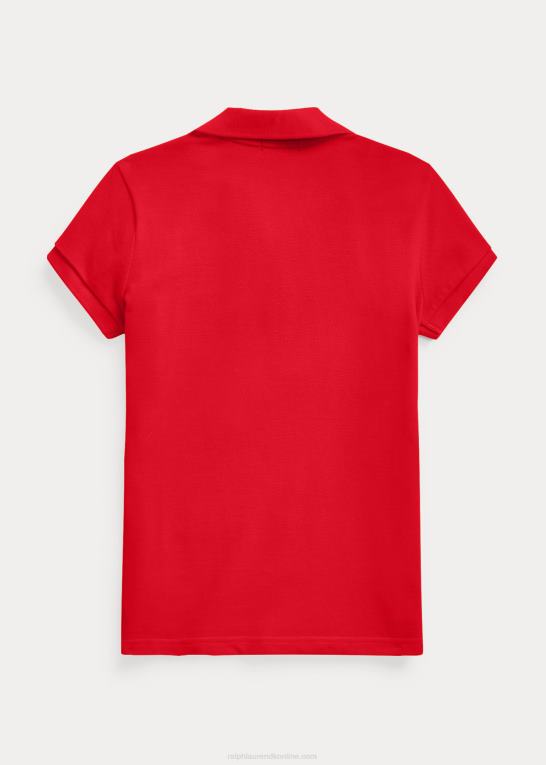 rl 2000 rød børn Ralph Lauren bomulds mesh poloshirt Z426B6982