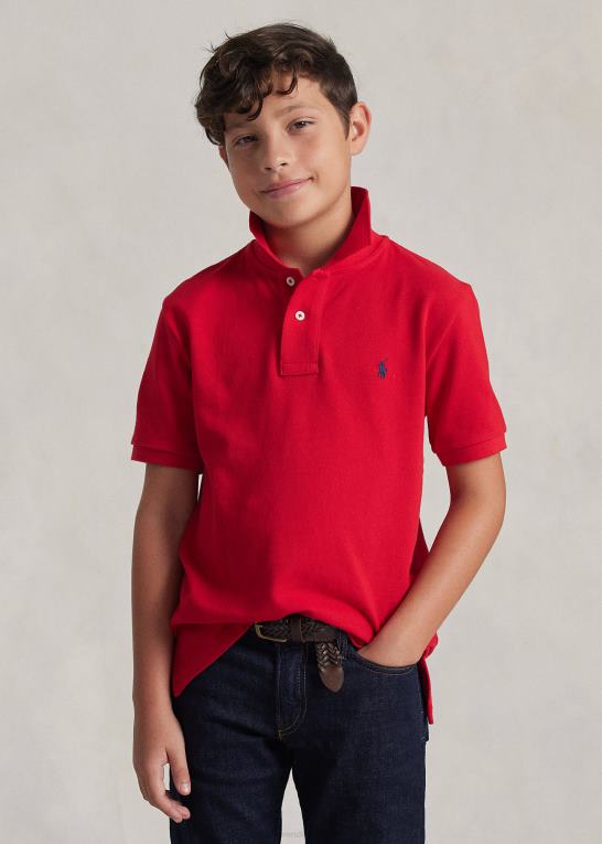 rl 2000 rød børn Ralph Lauren den ikoniske mesh poloshirt Z426B6035