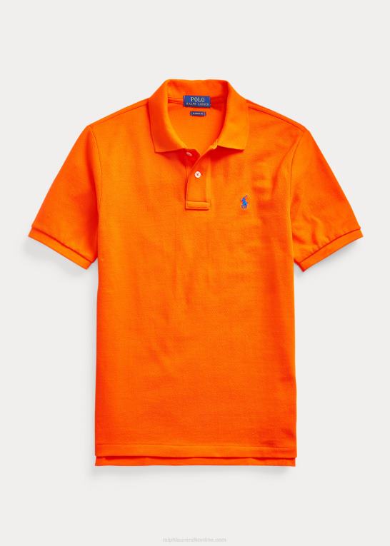sejler orange børn Ralph Lauren den ikoniske mesh poloshirt Z426B6034