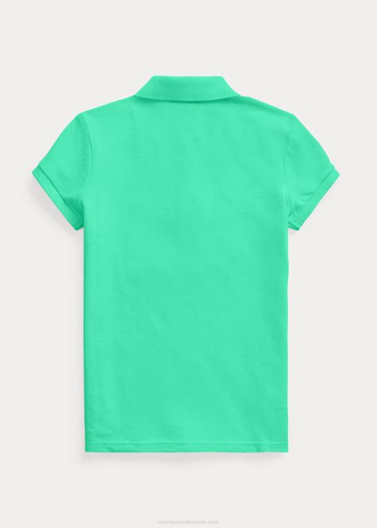 solnedgang grøn børn Ralph Lauren bomulds mesh poloshirt Z426B6989