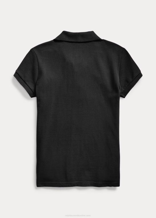 sort børn Ralph Lauren bomulds mesh poloshirt Z426B6979