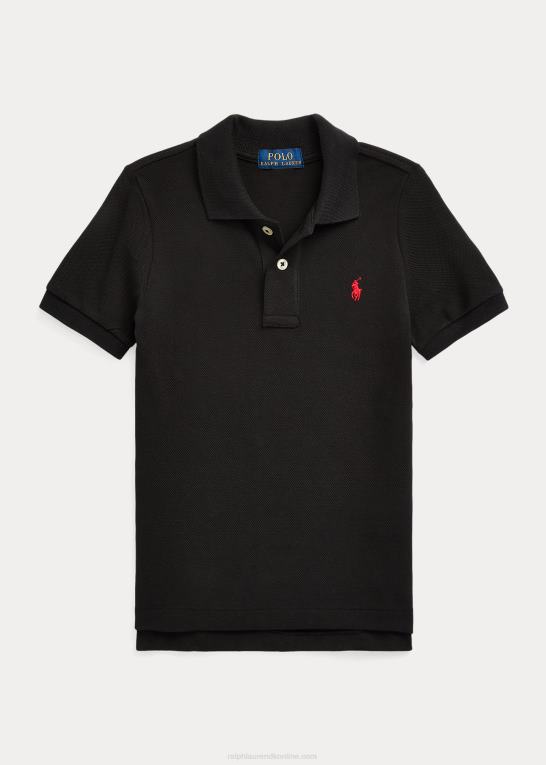 sort børn Ralph Lauren den ikoniske mesh poloshirt Z426B5692