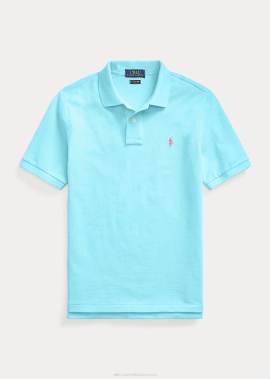 turkis nova børn Ralph Lauren den ikoniske mesh poloshirt Z426B6023