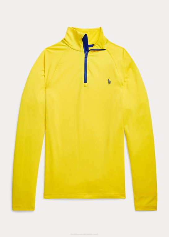 citronknus børn Ralph Lauren performance jersey pullover med kvart lynlås Z426B9825