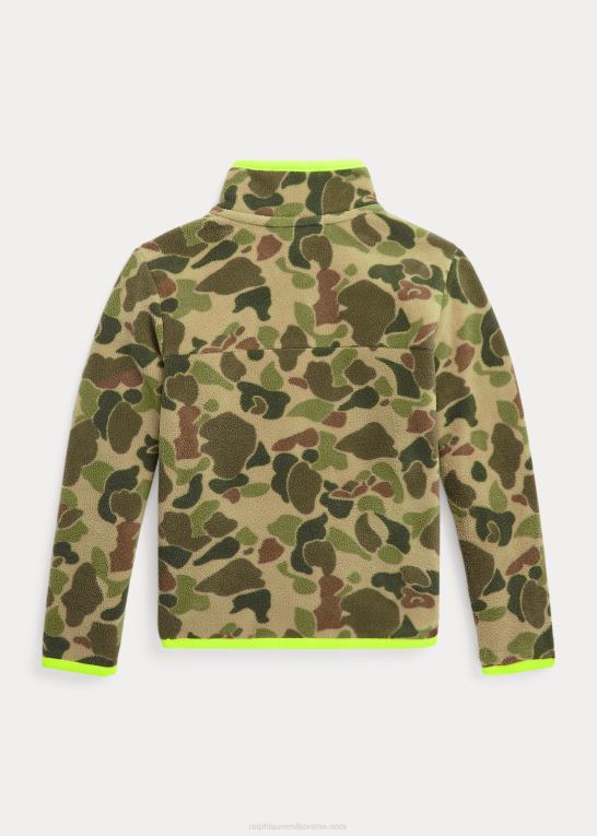 frø camo børn Ralph Lauren børstet fleece pullover Z426B6535