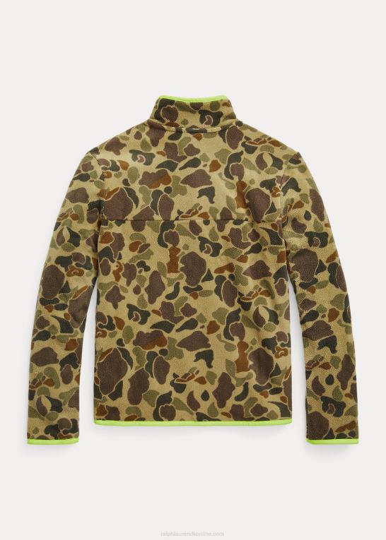 frø camo børn Ralph Lauren børstet fleece pullover Z426B6691