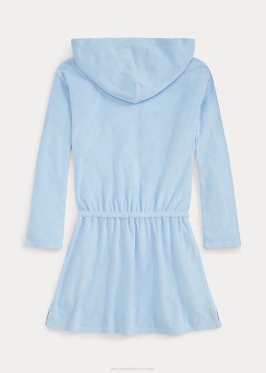 kontor blå børn Ralph Lauren hættebetræk i frotté Z426B7149