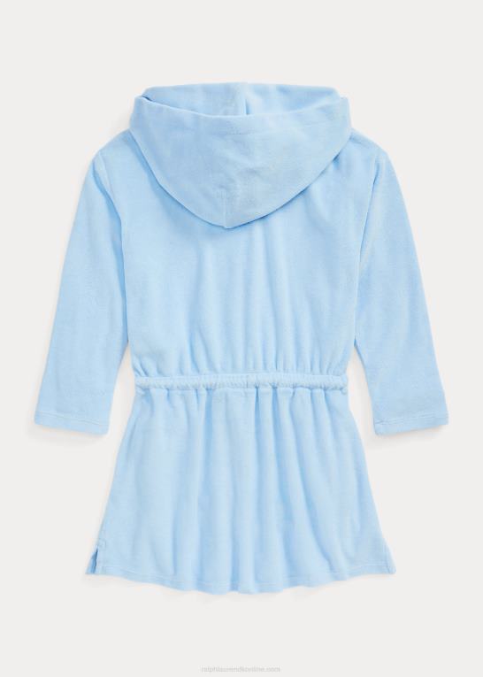 kontor blå børn Ralph Lauren hættebetræk i frotté Z426B9973