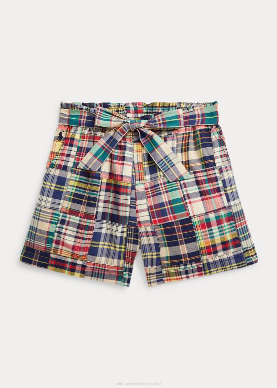 3247 madras patchwork børn Ralph Lauren bælte patchwork madras papirpose kort Z426B7115