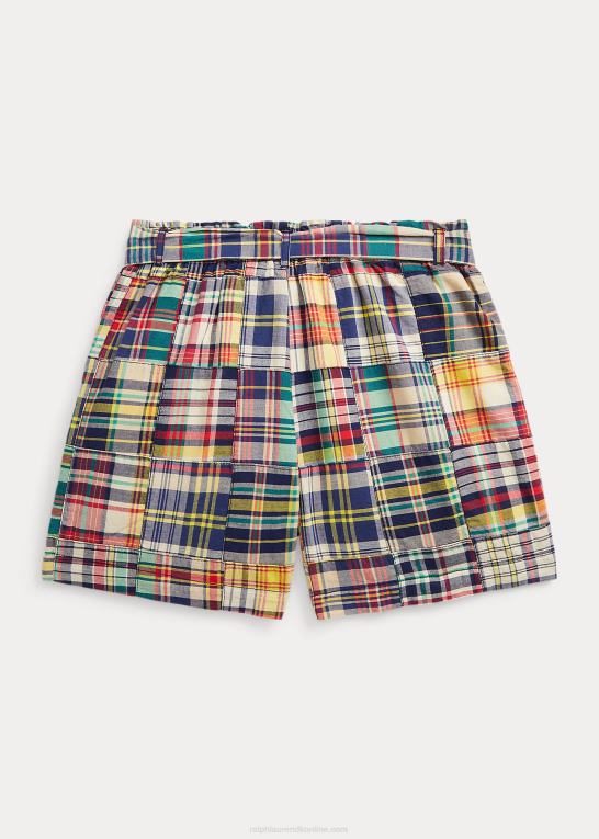 3247 madras patchwork børn Ralph Lauren bælte patchwork madras papirpose kort Z426B7115