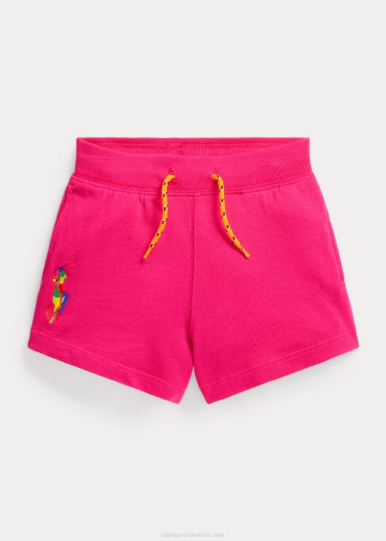 accent pink børn Ralph Lauren stor pony spa frotté kort Z426B6857
